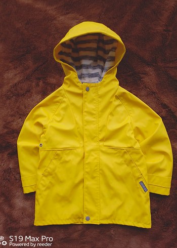 ZARA Kapüşonlu Erkek Çocuk Sarı Yağmurluk - Görsel 2