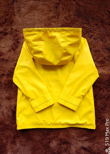 ZARA Kapüşonlu Erkek Çocuk Sarı Yağmurluk - Görsel 4