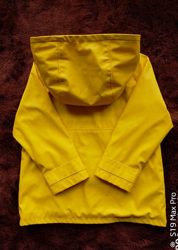 ZARA Kapüşonlu Erkek Çocuk Sarı Yağmurluk - Görsel 9