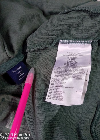 GAP Kapüşonlu Fermuarlı Erkek Çocuk Sweatshirt Haki -5 Yaş - Görsel 6