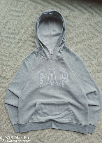GAP Kadın Gri Hoodie M Beden Çok Temiz - Görsel 9