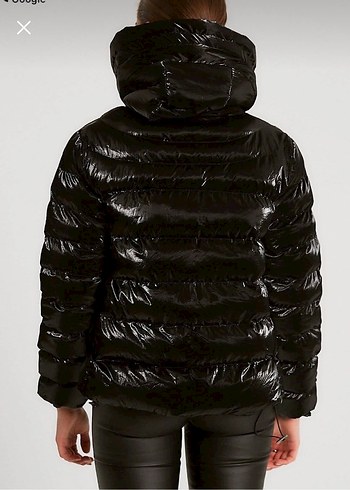 Siyah Kışlık Kadın Mont - Görsel 2