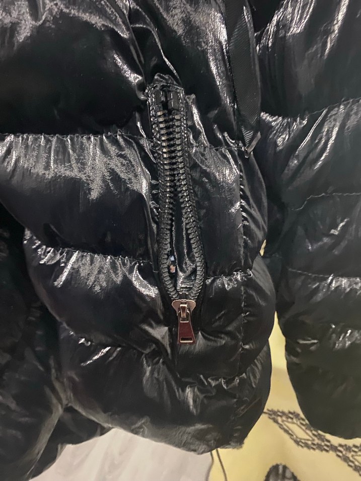 Siyah Kışlık Kadın Mont - Görsel 5