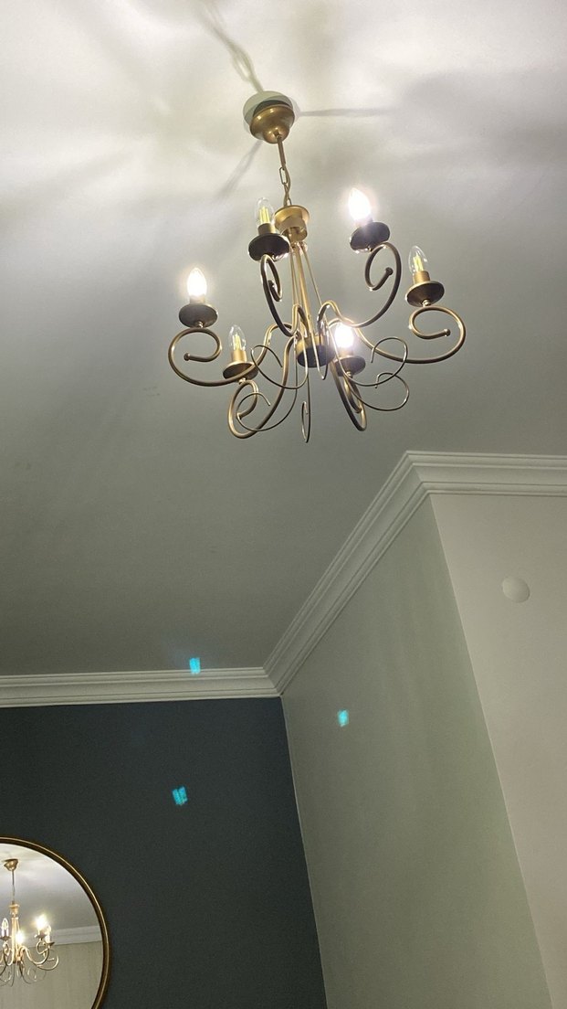 Altın Renkli 5 Kollu Avize - Görsel 5