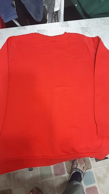 10 Yaş Beden kırmızı Renk Sweetshirt 10 yas lcw erkek cocuk