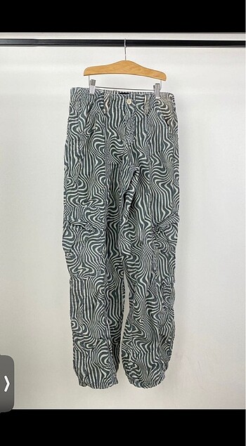 xs Beden kahverengi Renk BDG baggy zebra pantolon