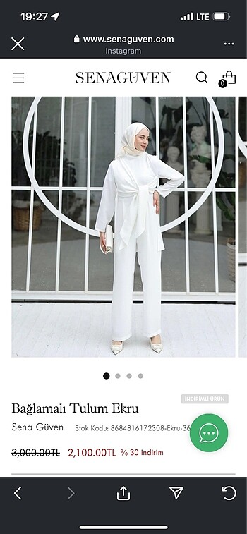 Tesettür Abiye tulum - Görsel 6