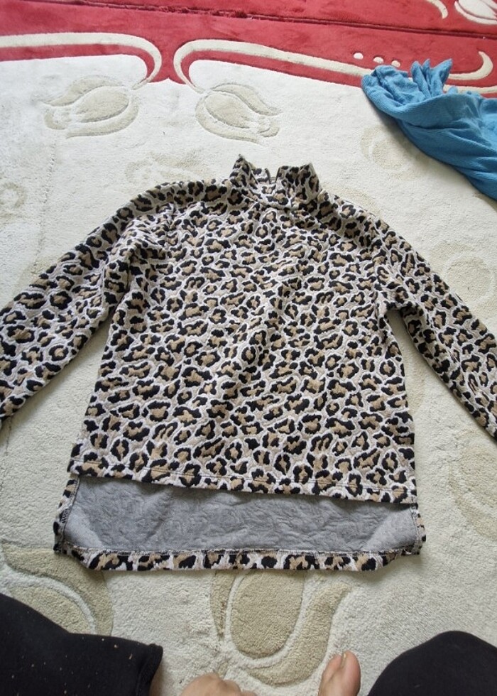 Leopar bluz - Görsel 2