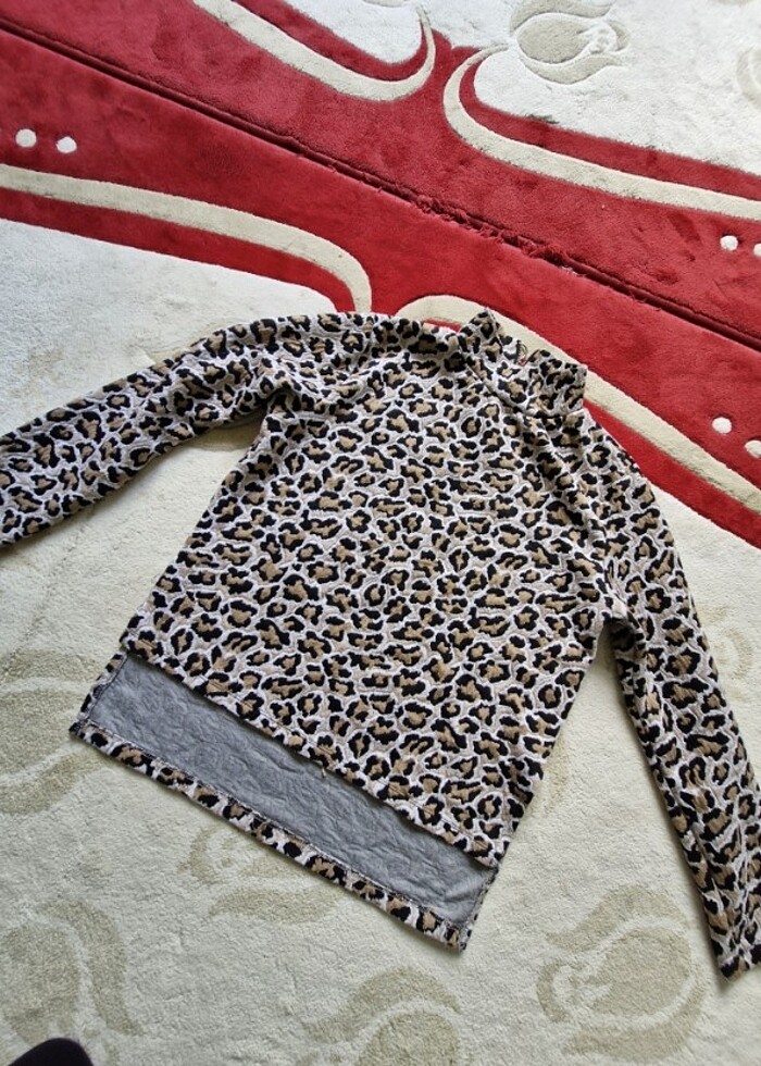 Leopar bluz - Görsel 3