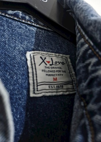 Balon kol salaş Düğmeli Kadın Kot Ceket - Görsel 3