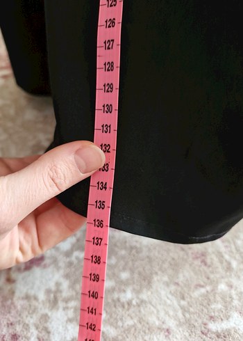 Uzun Kollu Siyah Nakışlı Kadın Ferace - Görsel 5