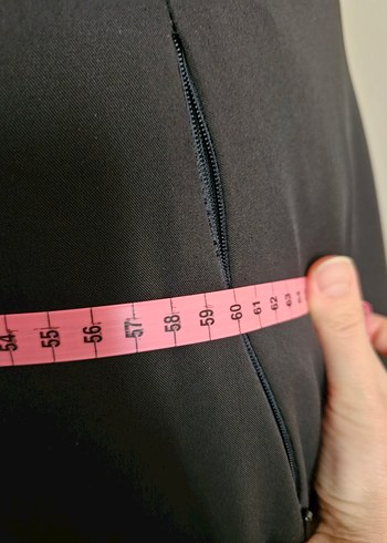 Uzun Kollu Siyah Nakışlı Kadın Ferace - Görsel 6