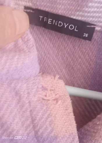 Düğmeli Pembe Ekose Kadın Gömlek - Görsel 5