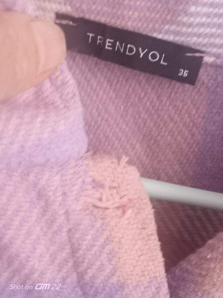 Düğmeli Pembe Ekose Kadın Gömlek - Görsel 5