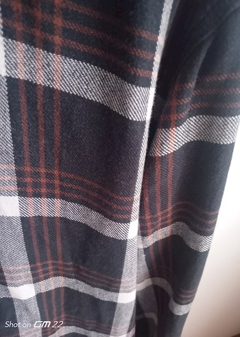 Düğmeli Kahverengi Pamuklu Erkek Gömlek - Görsel 3