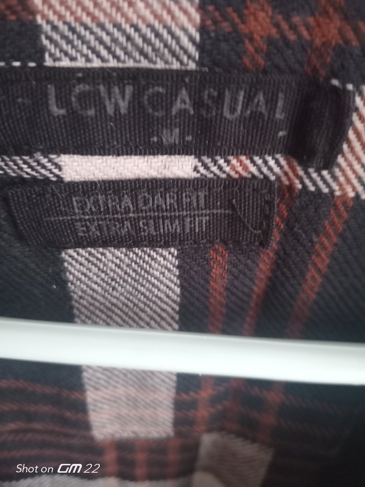 Düğmeli Kahverengi Pamuklu Erkek Gömlek - Görsel 2