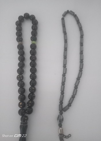 Siyah Erkek Tesbih - Minimalist Gotik Stil - Görsel 3