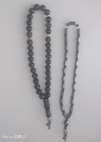 Siyah Erkek Tesbih - Minimalist Gotik Stil - Görsel 4