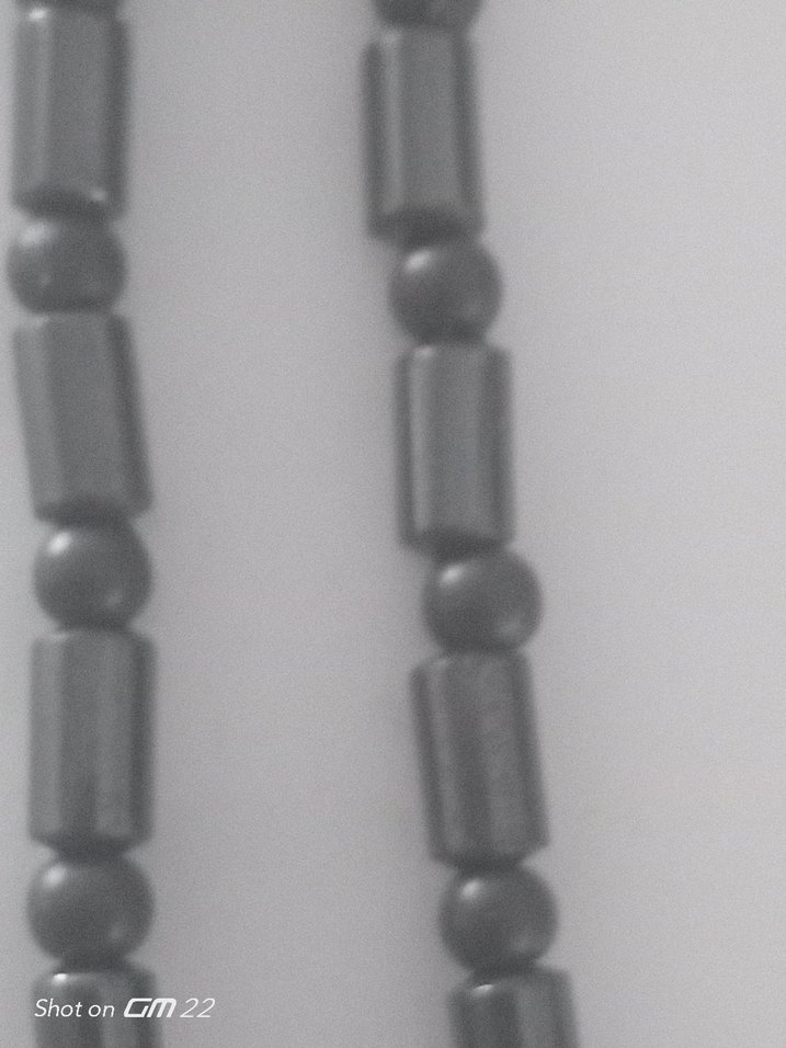 Siyah Erkek Tesbih - Minimalist Gotik Stil - Görsel 5