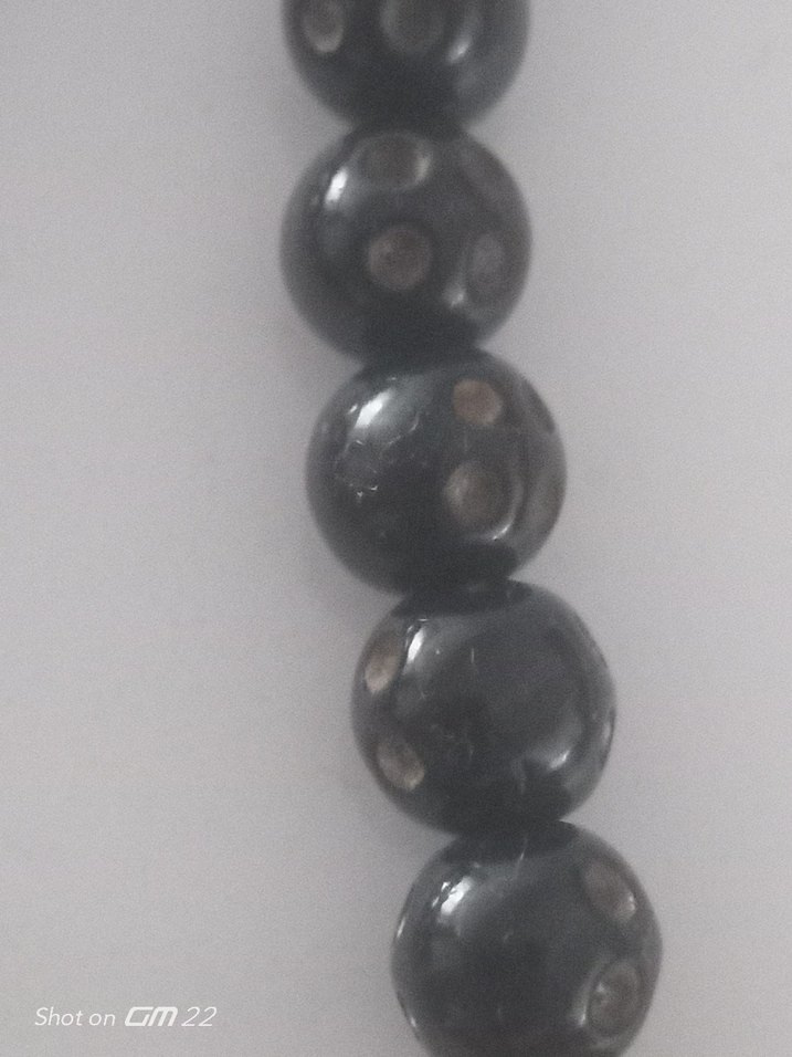 Siyah Erkek Tesbih - Minimalist Gotik Stil - Görsel 2