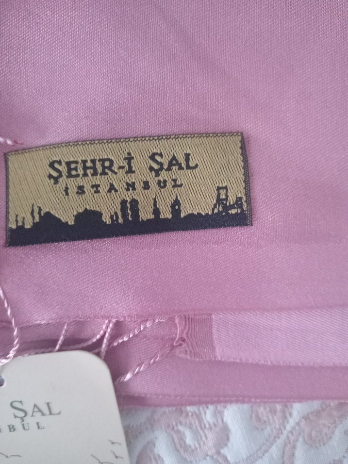 Pembe İpek Dokulu Kadın Şal - Görsel 4