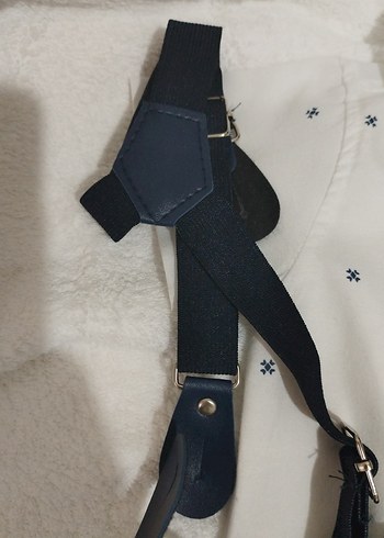 Beyaz Gömlekli Erkek Bebek Takımı - Görsel 6