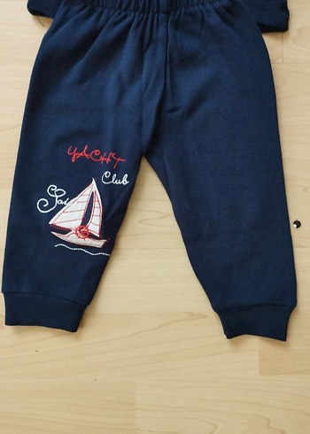 Uzun Kollu Mavi Çocuk Takımı - Görsel 3