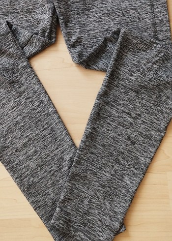 Gri Spor Kadın Tayt - Görsel 5