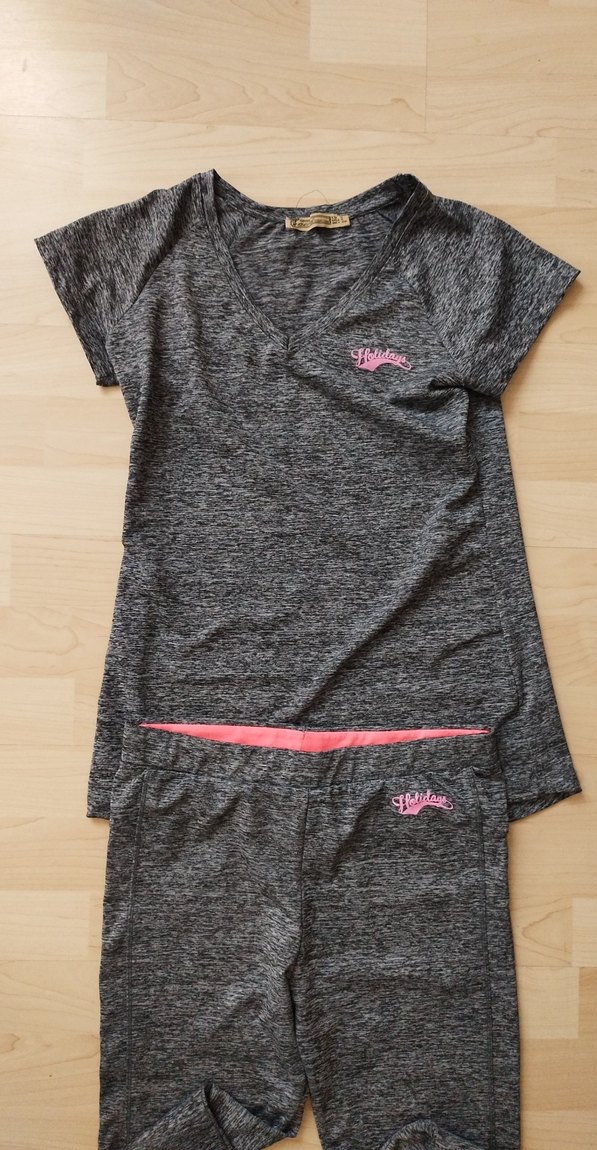 Gri Spor Kadın Tayt - Görsel 2