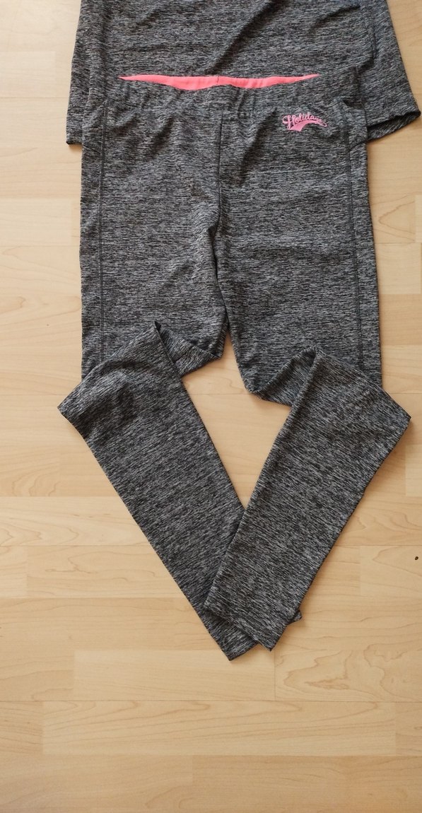 Gri Spor Kadın Tayt - Görsel 4