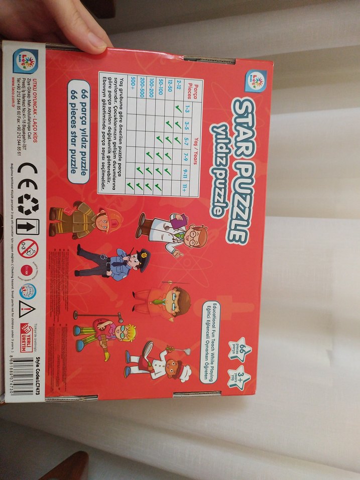 Meslekler Puzzle 3+ Yaş 66 Parça Yıldız Puzzle - Görsel 4