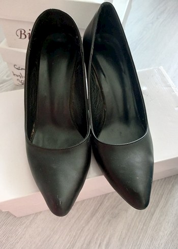 36 Beden siyah Renk Siyah Stiletto Topuklu Kadın Ayakkabı
