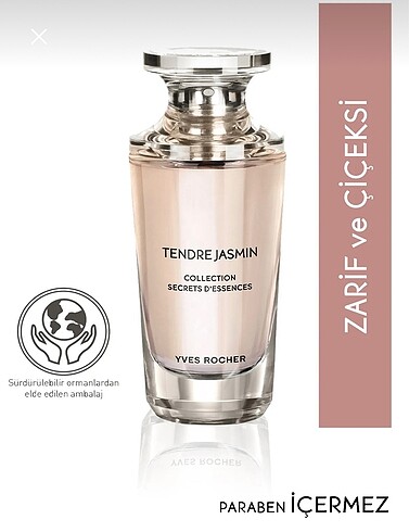  Beden Yves Rocher Tendre Jasmin Parfüm (EDP)