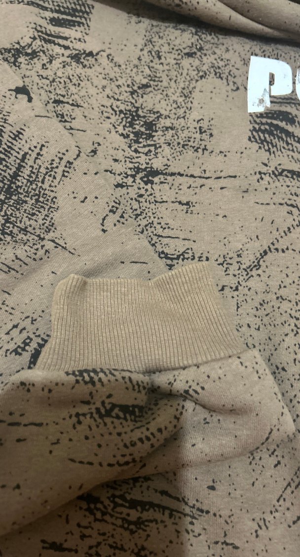 PRO Yazılı Kahverengi Kapüşonlu Sweatshirt — görsel 3/3