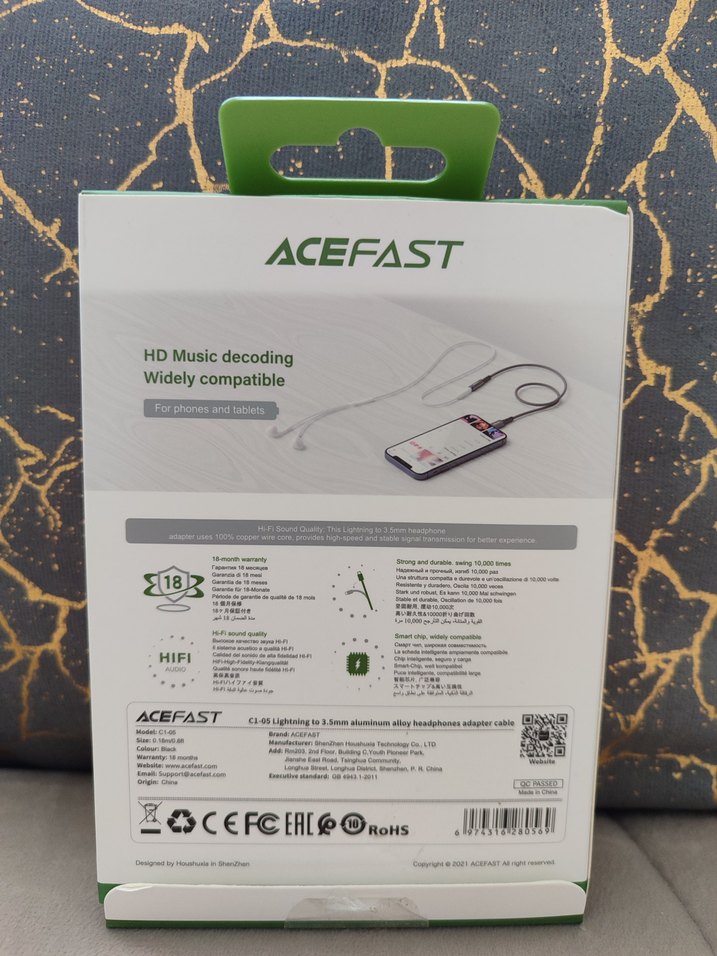 ACEFAST C1-05 Hi-Fi Ses Adaptörü - Görsel 3