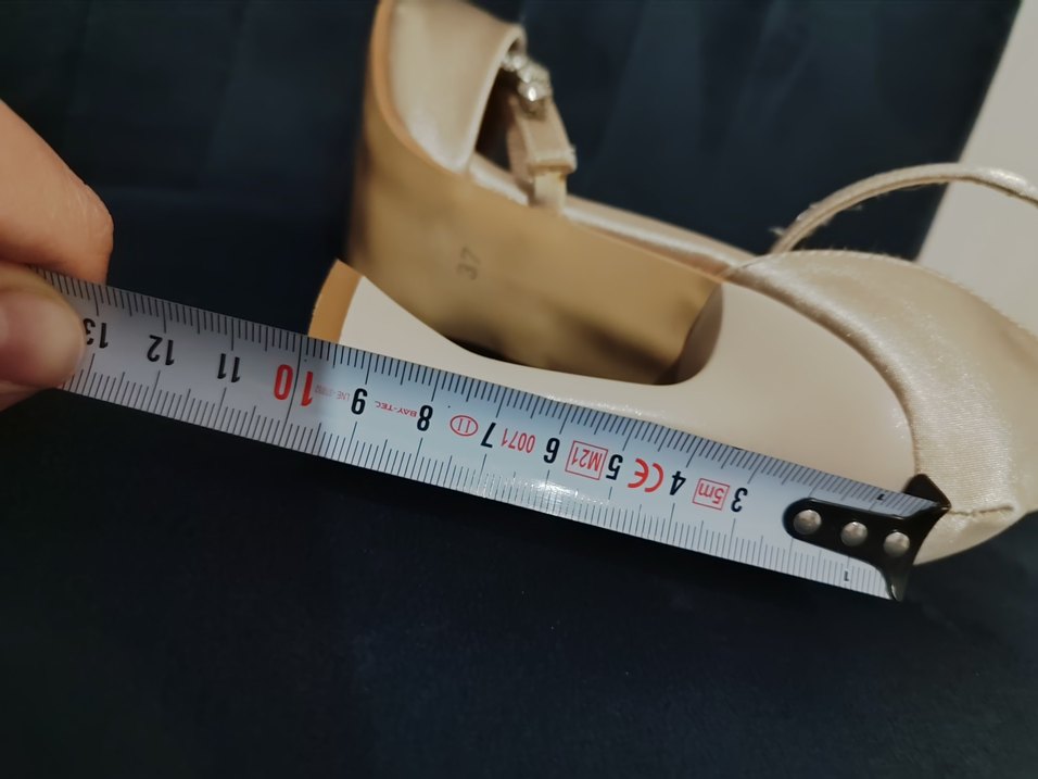 Bej Tokalı Stiletto Kadın Abiye Ayakkabı - Görsel 5