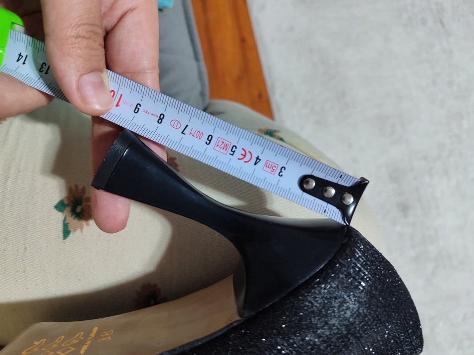 Siyah Topuklu Kadın Ayakkabı - Görsel 4