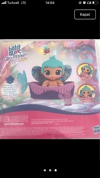 Baby alive oyuncak bebek