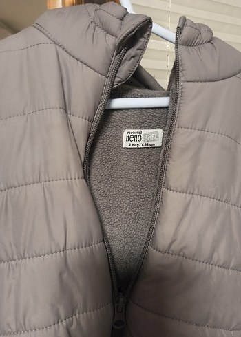 Gri Erkek Çocuk Fermuarlı Mont - Görsel 2