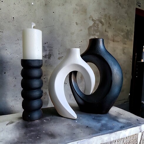 H&M Home Sarmaşık vazo ve mumluk