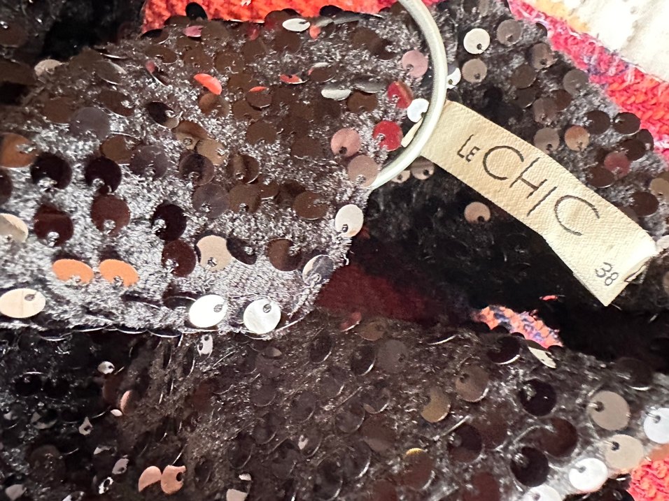 Uzun Kollu Siyah Payetli Abiye Elbise - Görsel 3