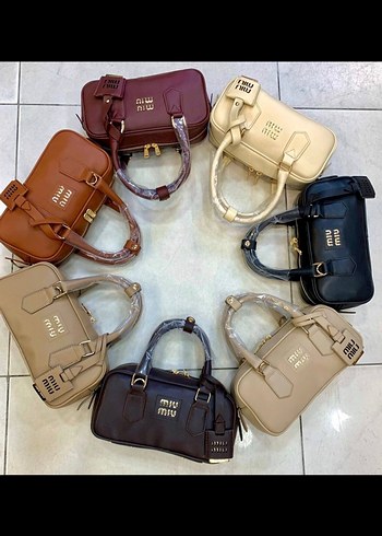 Siyah Deri Kadın Çanta renkleri mevcut - Görsel 2