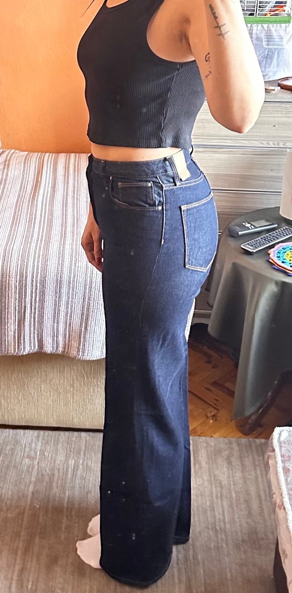 Rinse yıkana Lacivert Kadın Jean - Görsel 2