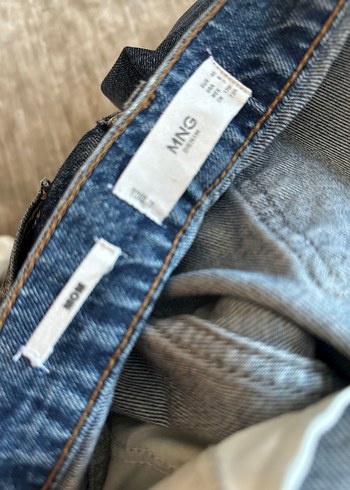 Mom fit bilek paça jean pantolon - Görsel 4