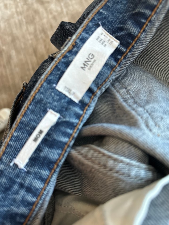 Mom fit bilek paça jean pantolon - Görsel 4