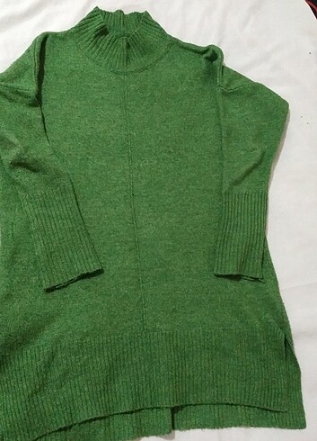 Kazak triko yeşil renk 