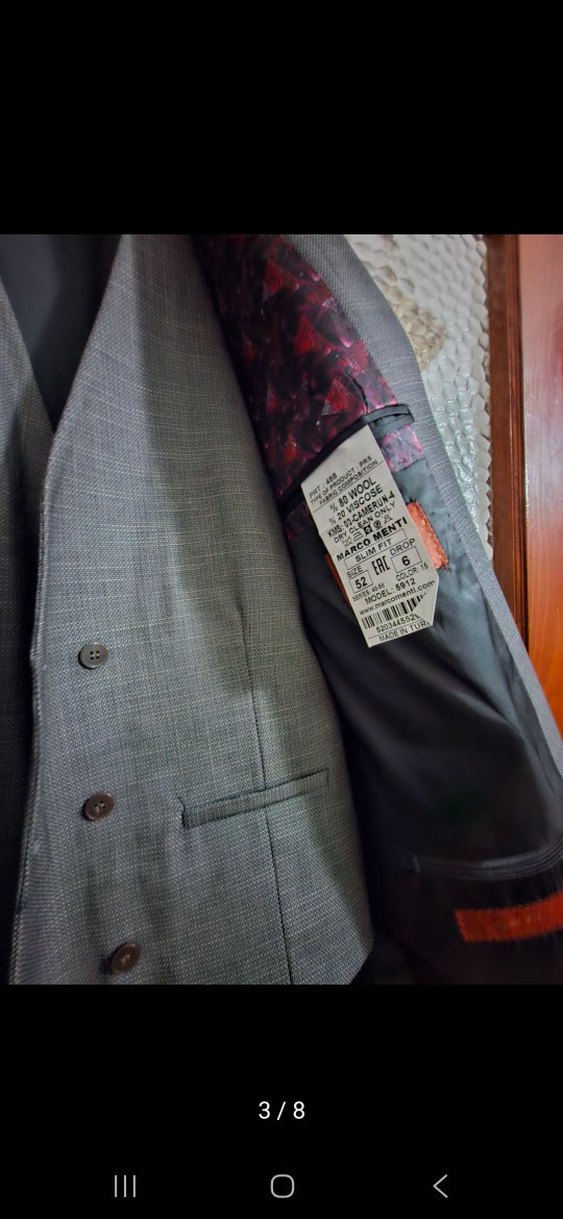 Marco Menti Erkek Takım Elbise - Görsel 3