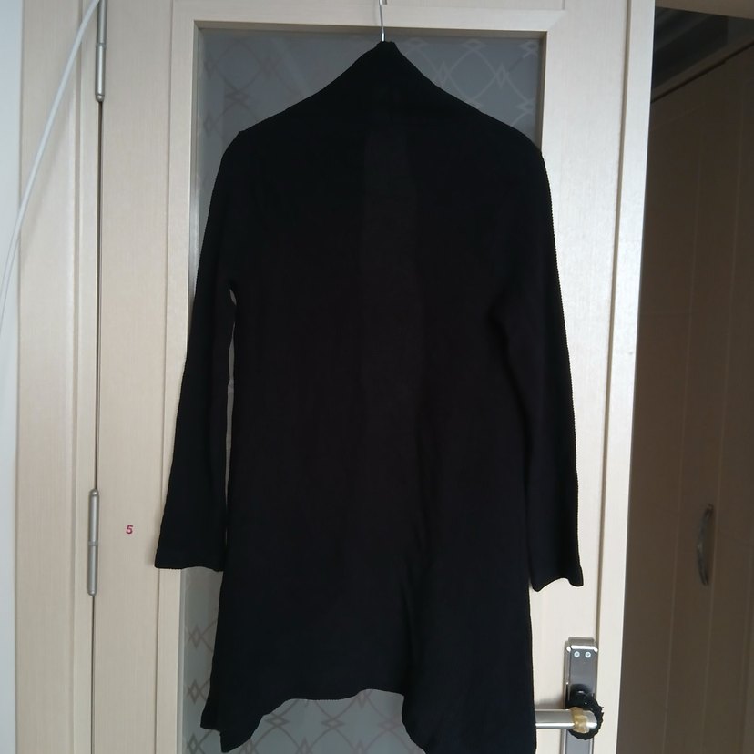 Siyah Midi  hırka - Görsel 3