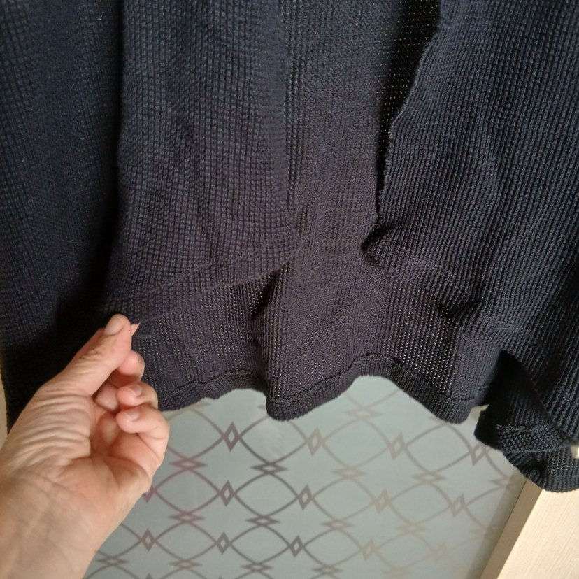 Siyah Midi  hırka - Görsel 4