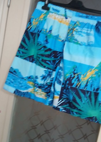 Erkek Bohem Renkli Mini Batik Desenli Şort - Görsel 3